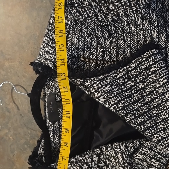 J. Crew Black and Gray Textured Blazer - Picture 6 of 8